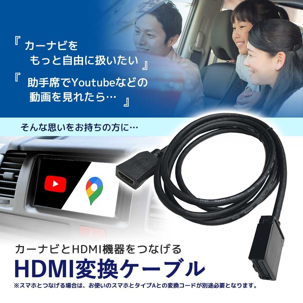 VXM-145VFNi 用 ホンダ テレビ キット HDMI 変換 ケーブル セット 走行中 に TV が見れる ナビ操作 ができる スマホ ミラーリング キャスト_画像2