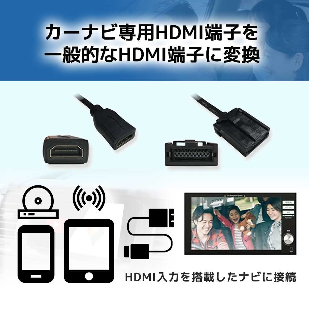 NSZT-W68T トヨタ 7インチモデル 走行中 テレビが見れる ナビ操作 HDMI 変換 ケーブル セット スマホ 繋ぐ ミラーリング キャスト 接続_画像3