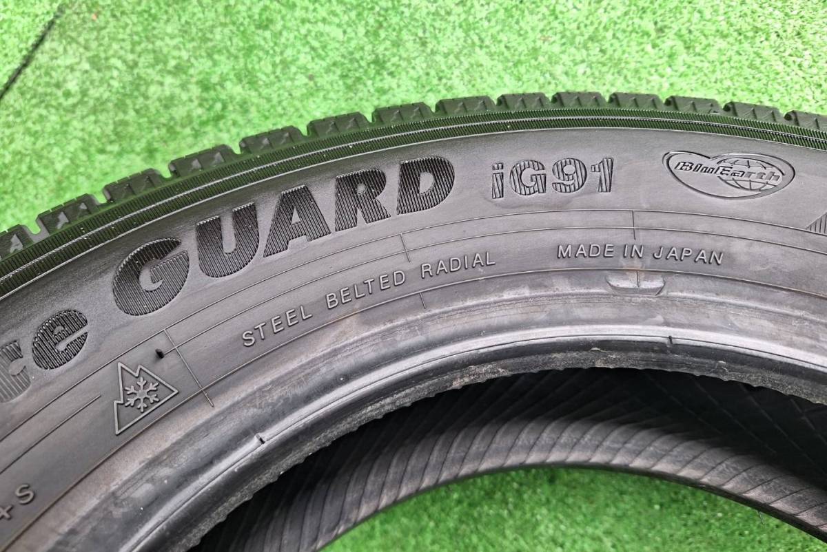 145/80R12（80/78N　LT）YOKOHAMA/ICEGUARD　IG91【2021年】4本セット！　№242-6D_画像8