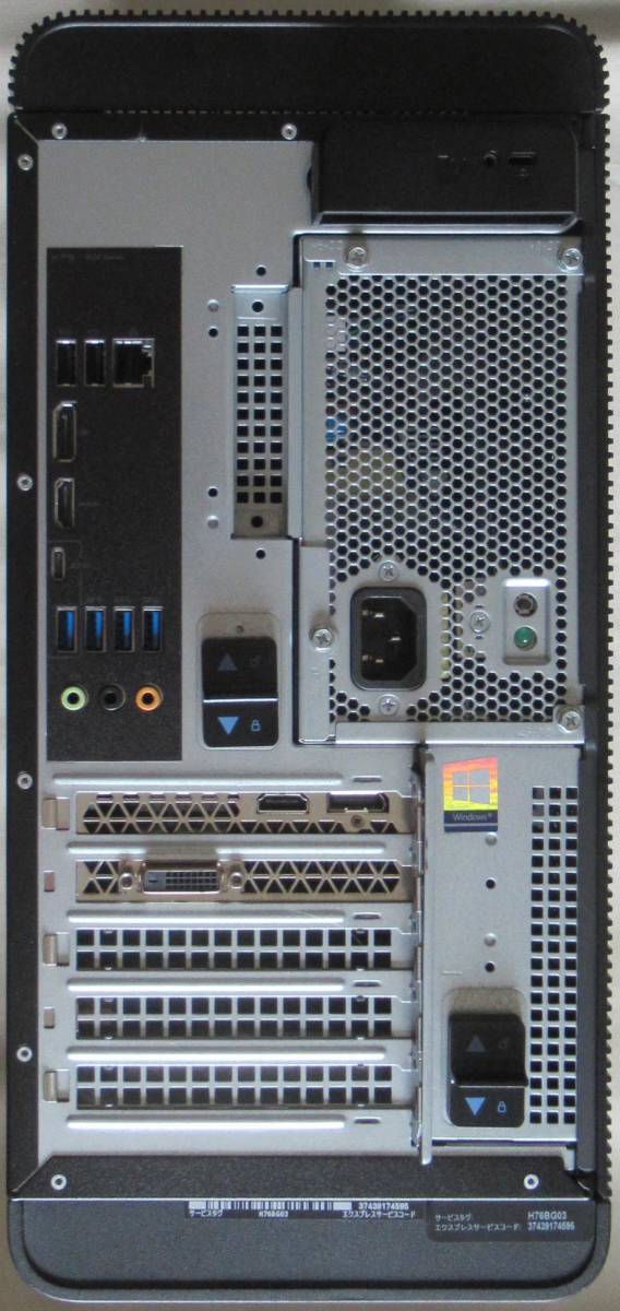 すぐ発送 ゲーミングPC i7-9700 GeForce RTX 2060 高速 M.2 512GBのSSD搭載 メモリー16GB 2TBのHDD 無線LAN 正規のWindows11 DELL XPS 8930_画像3