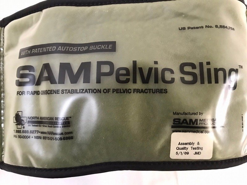 [ новый товар ]* SAM пояс для таза таз фиксация sling 3 шт Sam sling стандарт размер Rescue аварийный место .(80) *TL15EK-W#23