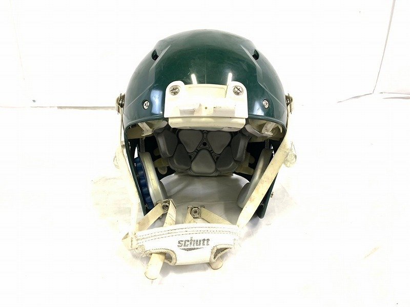 【アメリカ製】SCHUTT アメリカンフットボールヘルメット Vengeance VTD II Lサイズ ダークグリーン 米軍放出品(100)MA18NK-2-W#24_画像2