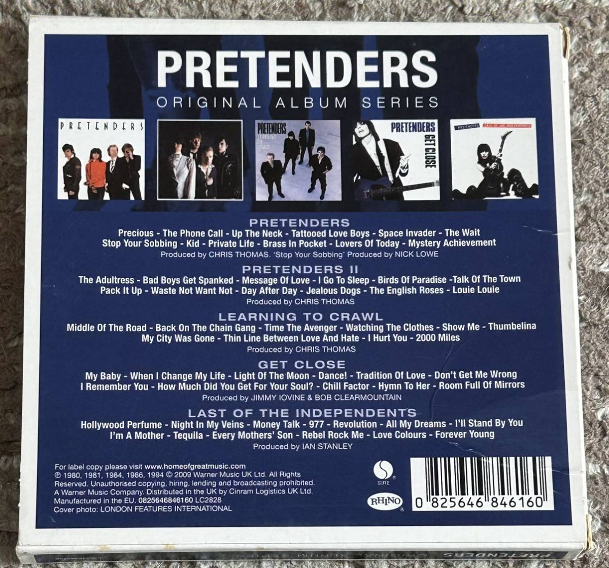 最安　訳あり　4CD　ザ・プリテンダーズ Pretenders ORIGINAL ALBUM SERIES BOX SET_画像2