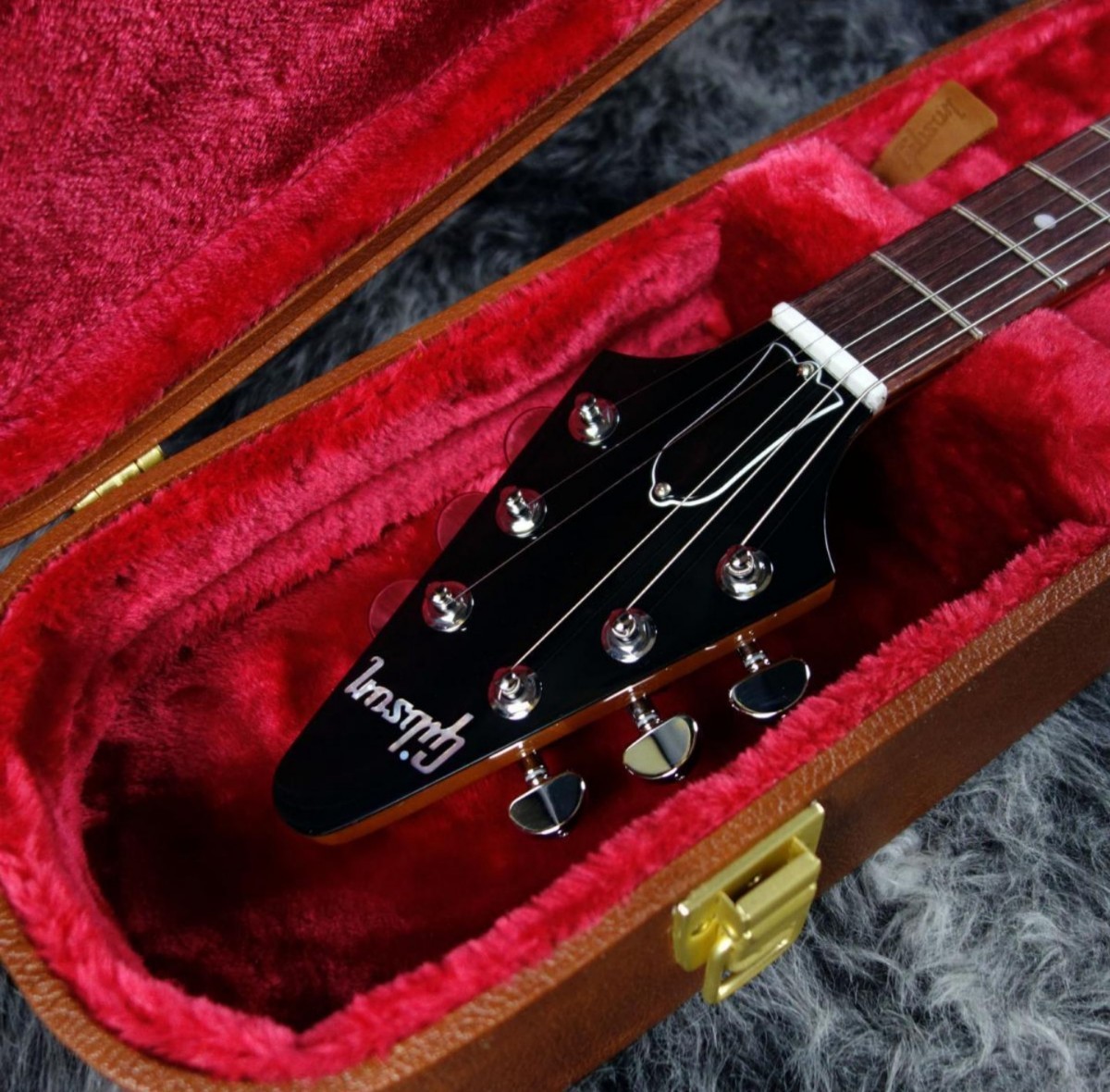 Gibson Flying V Antique Natural ギブソン フライングV フライング V エレキギター ギター アンティークナチュラル ロック ロックギターの画像5