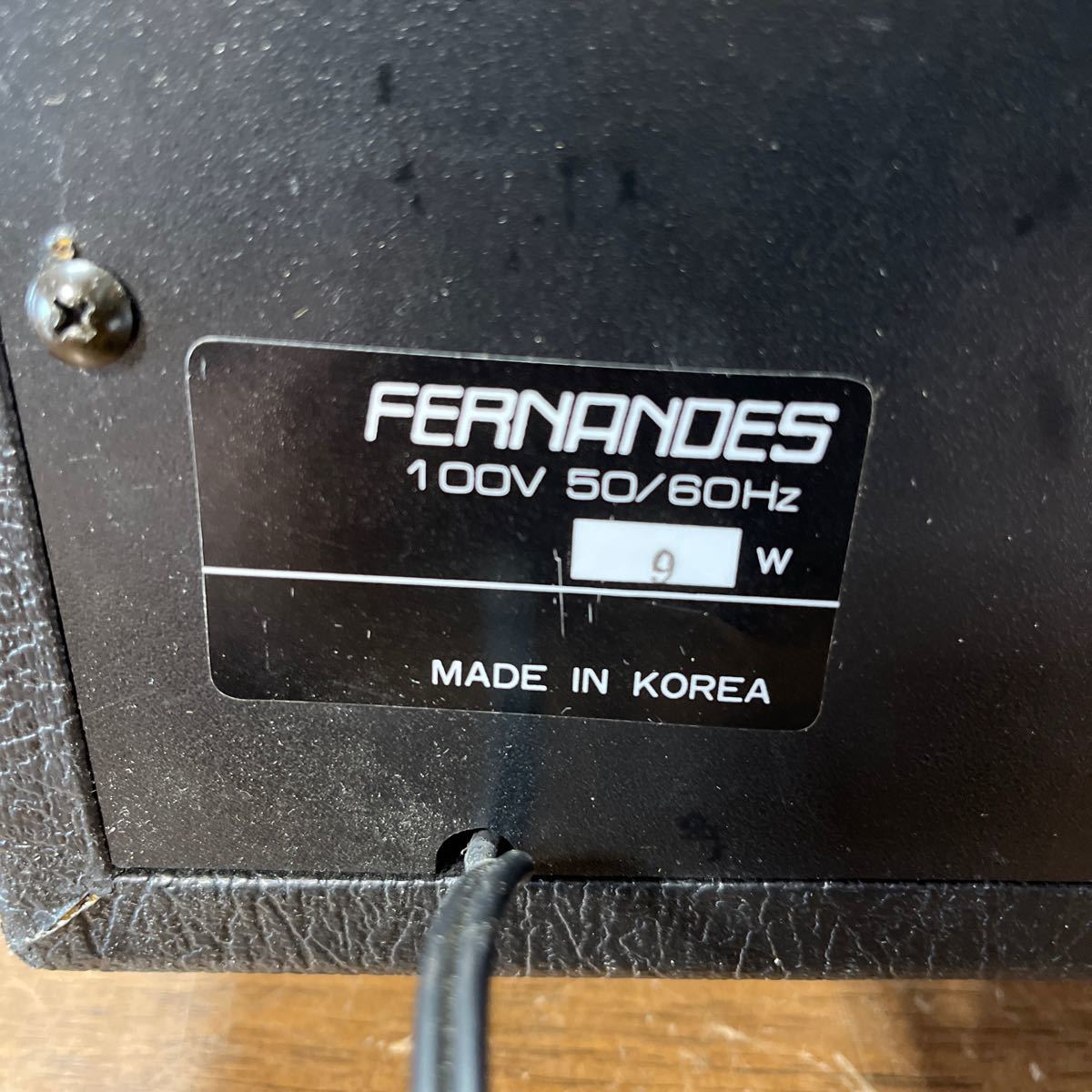 1円スタート フェルナンデス TARGET TG-5 ギター アンプ 中古 FERNANDES 趣味 楽器 箱付き (5-2の画像6