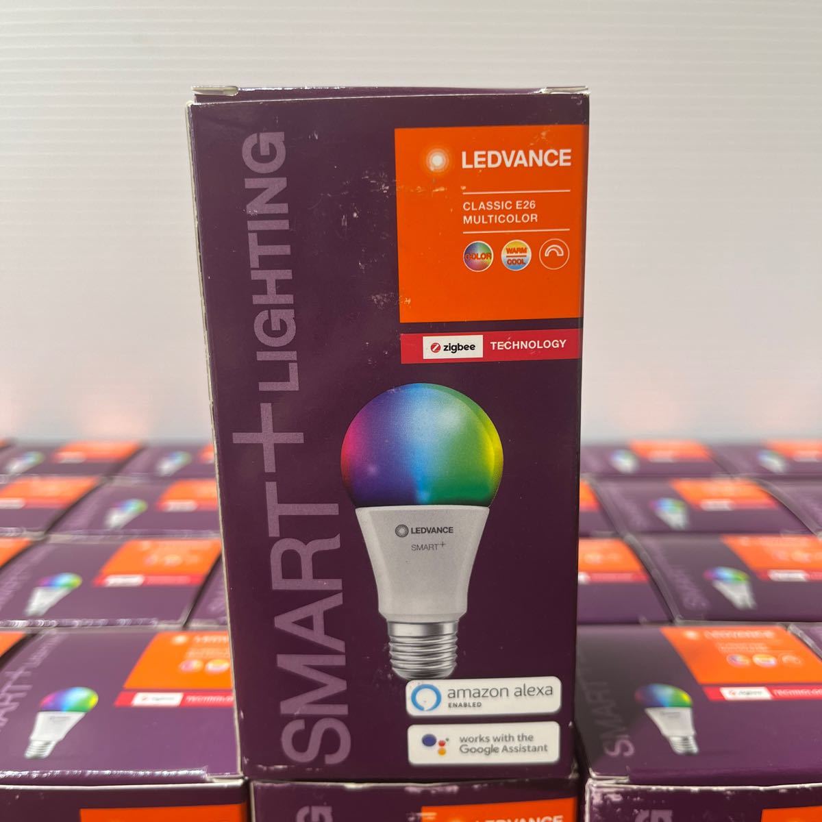 LEDVANCE SMART+ Zigbee接続 調光 調色 Amazon Alexa/Google Home対応 E26口金 800lm 10.5W まとめて30個 大量セット (6-2_画像3