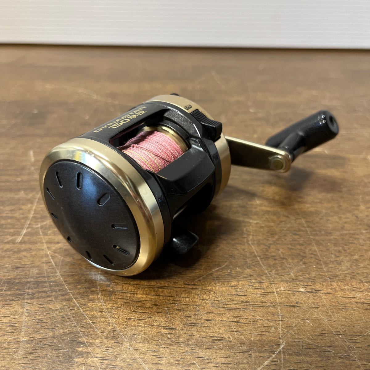 DAIWA ダイワ DYNASTAR 150早技 ダイナスター ベイトリール ゴールド フィッシング 釣具 現状品 (2-1_画像3