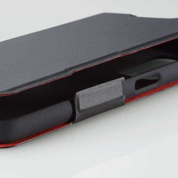 OPPO A54 5G 手帳型ケース カバー ソフトレザー ブラック マグネット 薄型 磁石 カードポケット エレコム 203_画像2