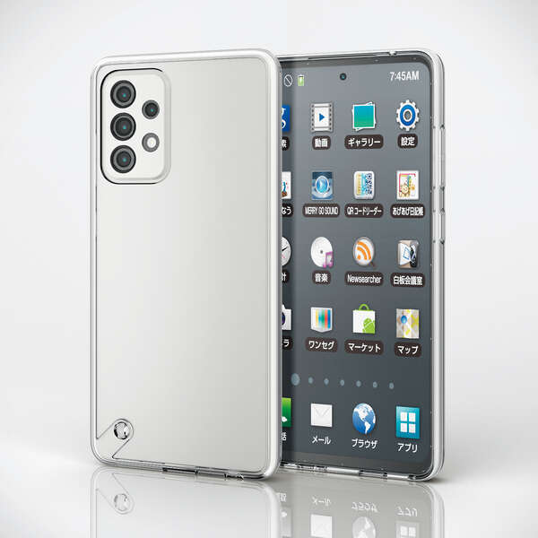 2セット エレコム Galaxy A52 5G SC-53B 高硬度ガラスフィルム&ハイブリッドクリアケース 指紋認証対応 極み設計 カバー ソフトハード 226_画像3