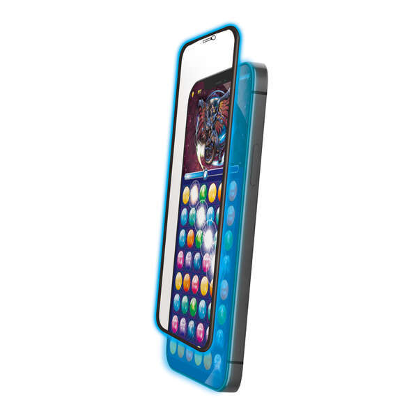 極みシリーズ iPhone 12 mini 強化ガラスフィルム ブルーライトカット 高透明 液晶保護 シール シート エレコム 全面保護 フルカバー 510_画像6