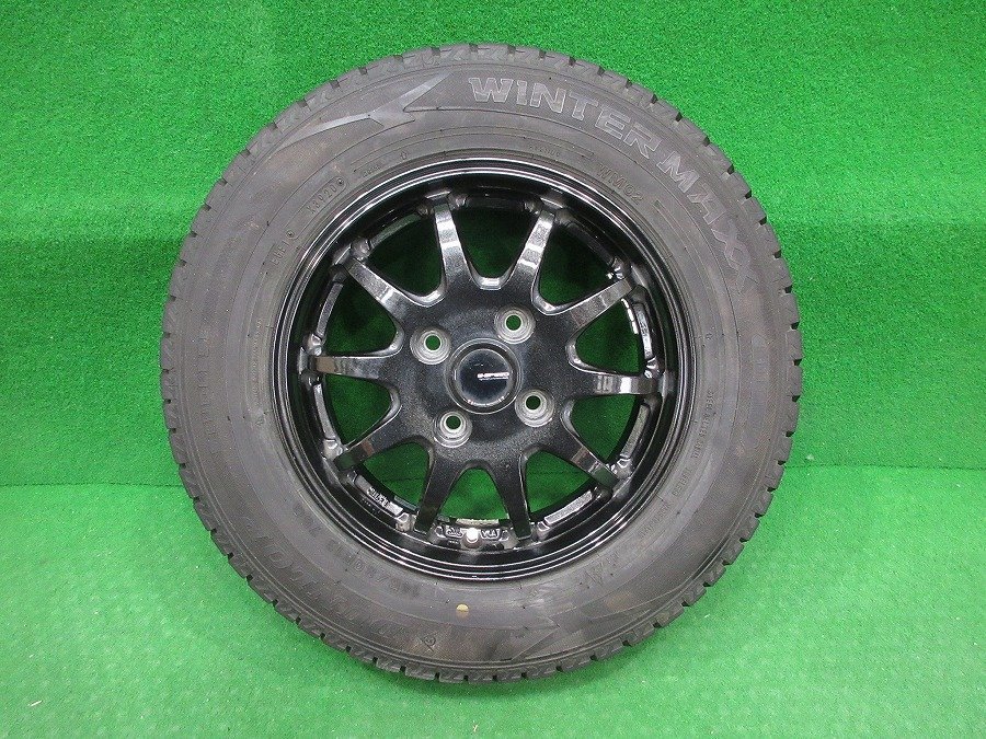  superior article *G-SPEED 13 inch aluminium wheels 13×4.00B +45 2020 year made / spew groove *WINTERMAXX WM02 145/80R13 studless 4ps.@[ Wagon R/ Every /N-BOX]