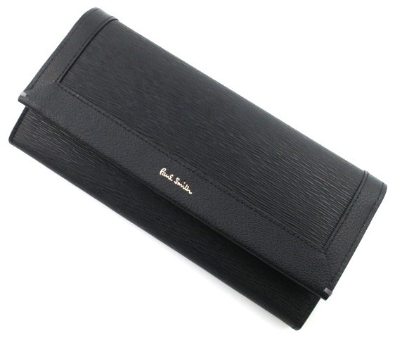 ☆1点限定☆新品箱なし☆ポールスミス 人気かぶせ 長財布 黒☆
