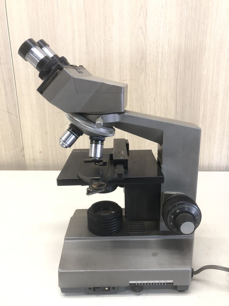 (EA34) ジャンク扱い☆ OLYMPUS 顕微鏡 CHA-223-LB 対物レンズ 付属品多数 光学機器_画像7