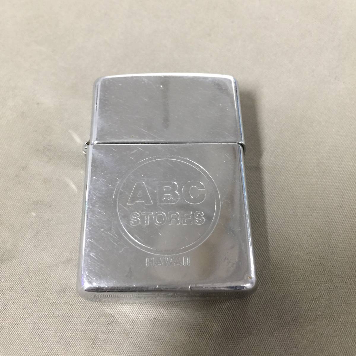 ◆Zippo ジッポ ABC STORES 1997年 BⅤⅢ ライター シルバー　【24/0105/01_画像1