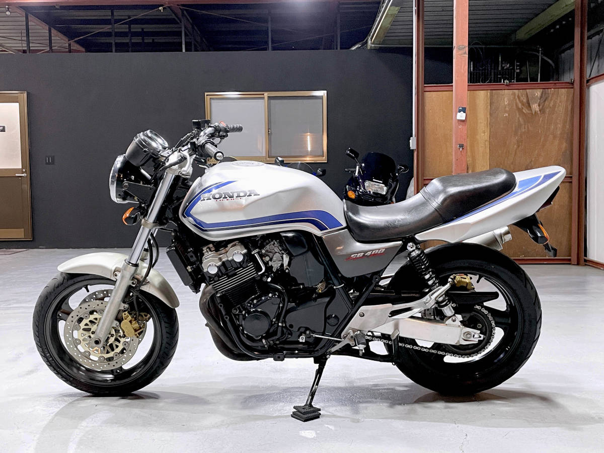 CB400SF NC39 元教習車 部品取り 載せ替えベース車 書類なし鍵付 スーパーフォア 4449の画像6