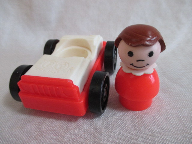 即決★FISHER PRICE TOYS フィッシャープライス　ヴィンテージ☆車　女の子ドール_画像6