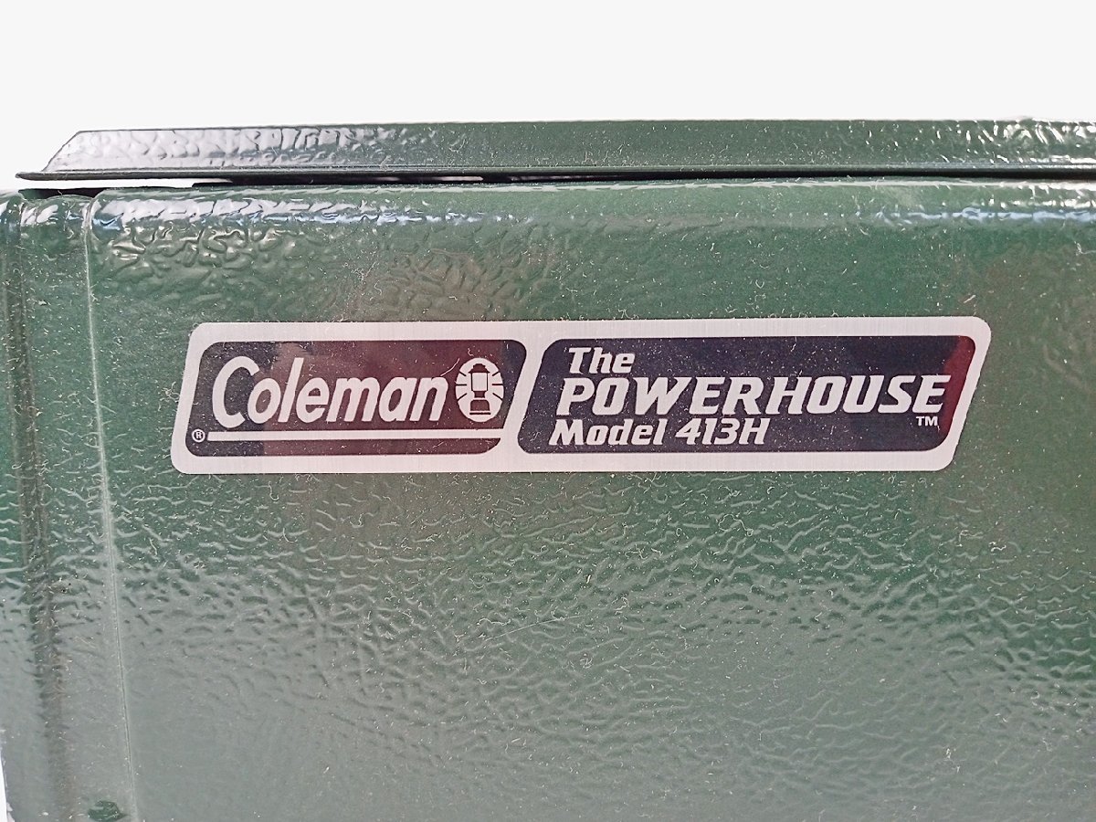 [S10A-61-004-3] Coleman コールマン キャンプストーブ The POWERHOUSE Model 413H 箱あり 動作未確認 ジャンク_画像5