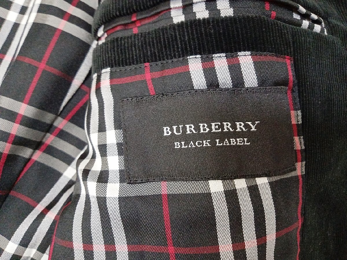 [12B-61-030-2] BURBERRY バーバリー コーデュロイジャケット サイズLL ブラック_画像7