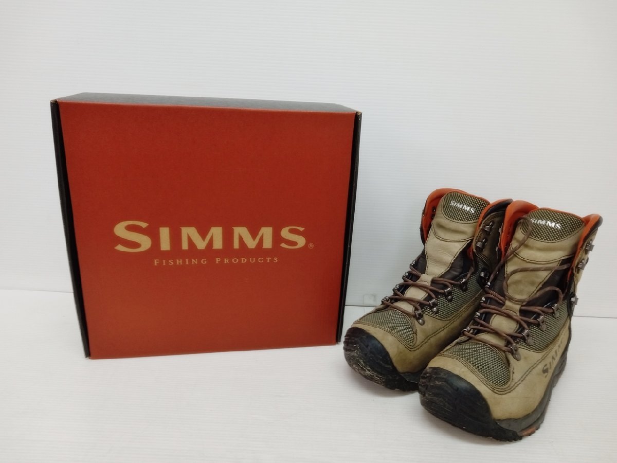 [11A-61-067-2] SIMMS シムス G3 Guide G3ガイド ブーツ ビブラムソール サイズ28cm 釣り フィッシング 中古_画像1