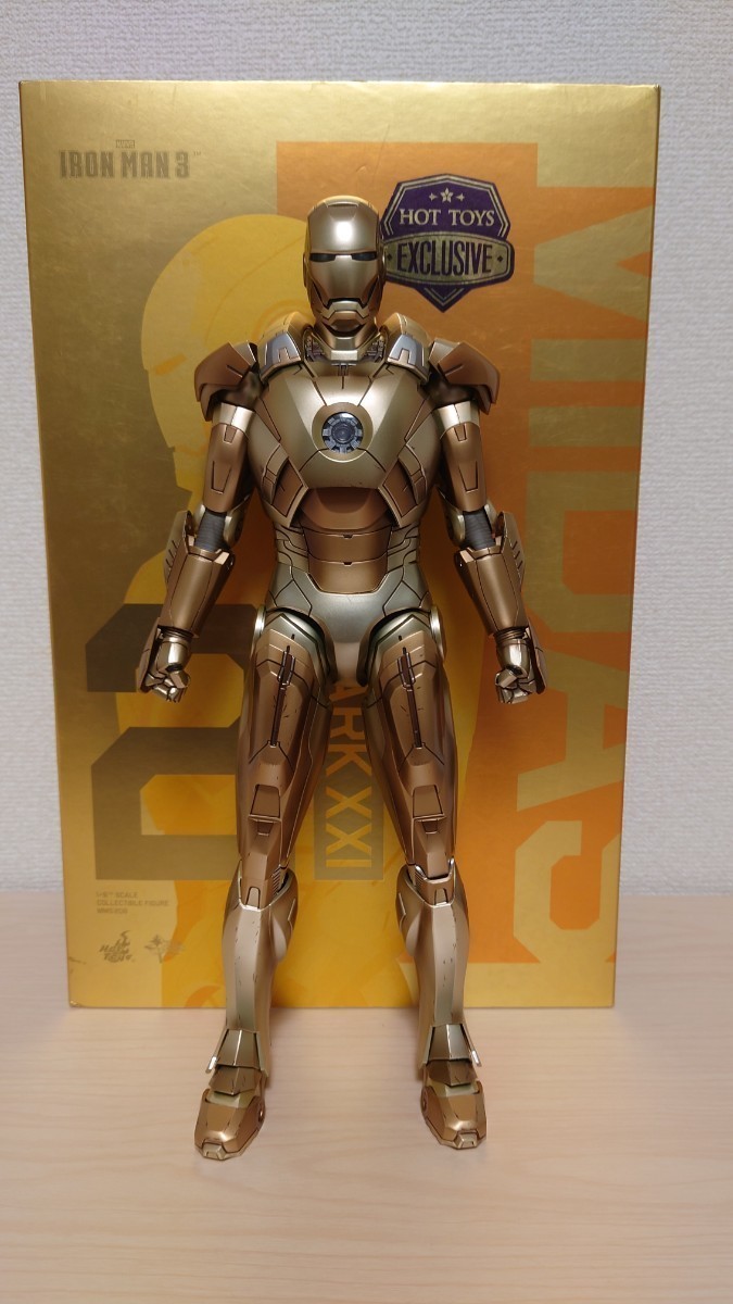  Ironman Mark 21midas hot игрушки игрушка sapiens ограничение Movie master-piece 1/6 вскрыть товар б/у 