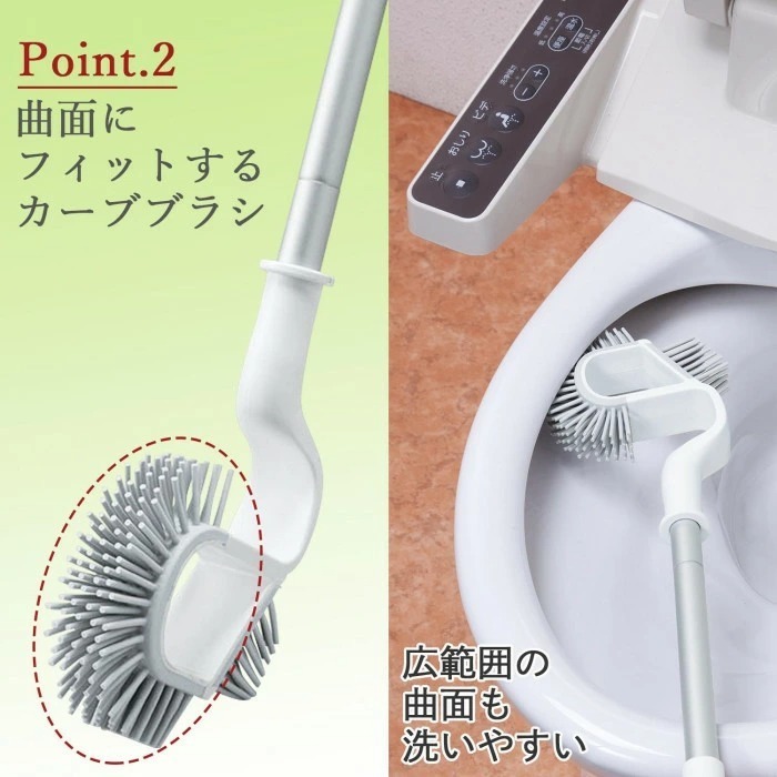  stylish toilet brush toilet toilet cleaning cleaning brink reverse side rubber stopper interior stylish brush 
