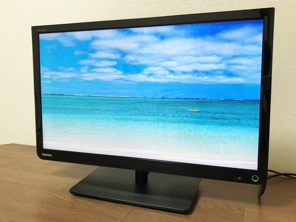 東芝23V型LED REGZA 23S8　地上・BS・110度CSデジタル ハイビジョン液晶テレビ　エッジ型LEDバックライト　リモコン付き　動作確認済み_画像5