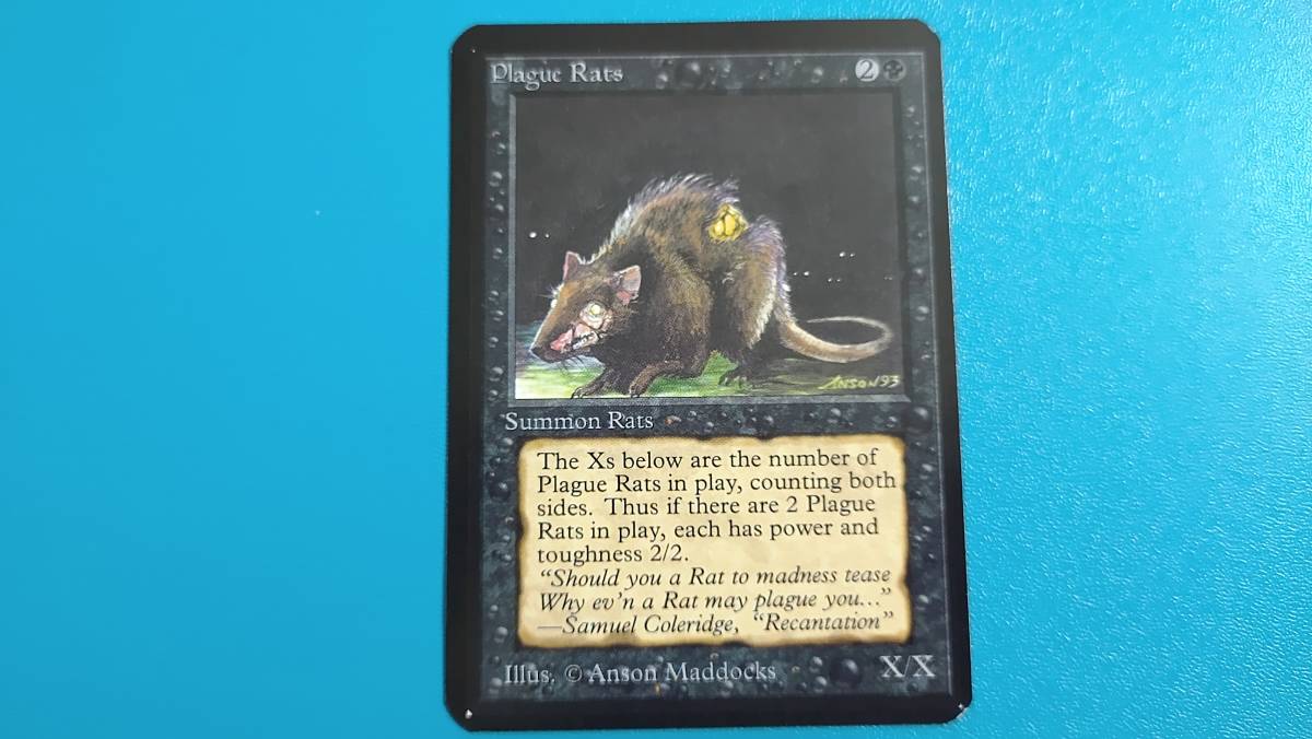 Plague Rats 疫病ネズミ α ALPHA アルファ MTG_画像1