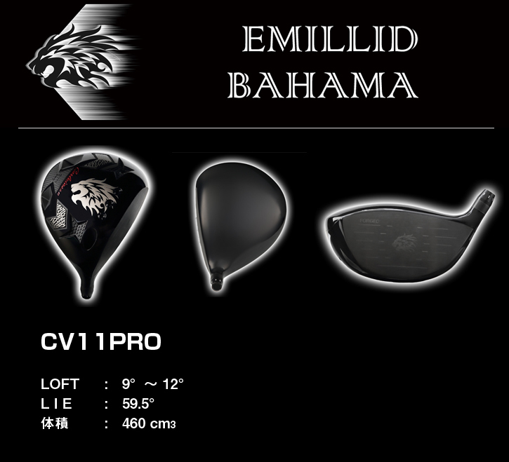 エミリッドバハマ EMILLID BAHAMA Carlvinson CV11 PRO/カールヴィンソンCV11プロ/ロフト選択可能/ムジーク製ガラスコーテイング施工済み_画像1