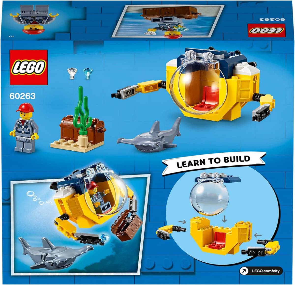 LEGO 60263 City sea. . inspection . small size . water . Lego 