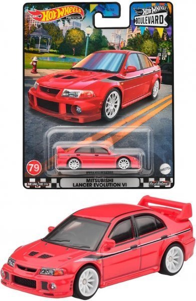 即決☆☆ブールバード - 三菱 ランサーエボリューション VI メタルシャーシ LANCER EVOLUTION　プレミアムモデル HOT WHEELS_画像1