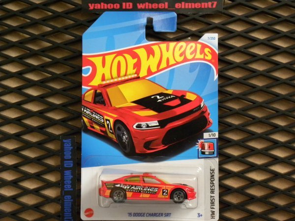 即決☆☆'15 DODGE CHARGER SRT HW FIRST RESPONSE ホットウィール Hot Wheelsの画像2