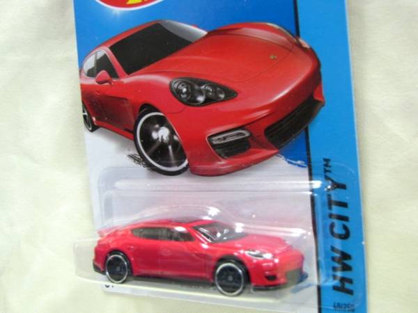 定形外発送可☆即決☆HW☆ 2014#40 PORSCHE PANAMERA RED ポルシェの画像1