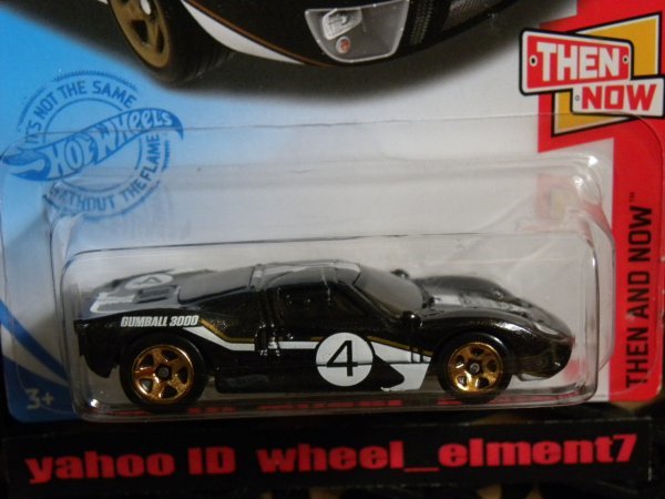 即決☆☆FORD GT-40 GUM BALL 3000 NOW AND THEN ホットウィール Hot Wheels_画像3