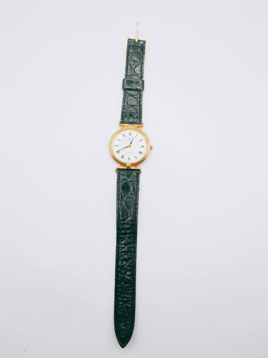 #164 SEIKO セイコー V700-6A70 アナログ クウォーツ 2針 白文字盤 ゴールド色 レディース 時計 とけい トケイ アクセ ヴィンテージ レトロの画像7