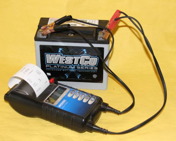 WESTCO ハーレー純正65989-97C,D OEM WCP20L 製造年月日 2023年11月 現在、販売のバッテリーは黒ケース_画像2