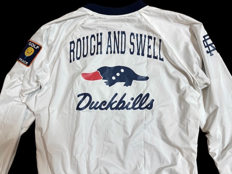 rough & swell ラフアンドスウェル　Duckbills GOLF PEACE SNEAD 蓄熱　スニードジャックジャケット　サイズS_画像4