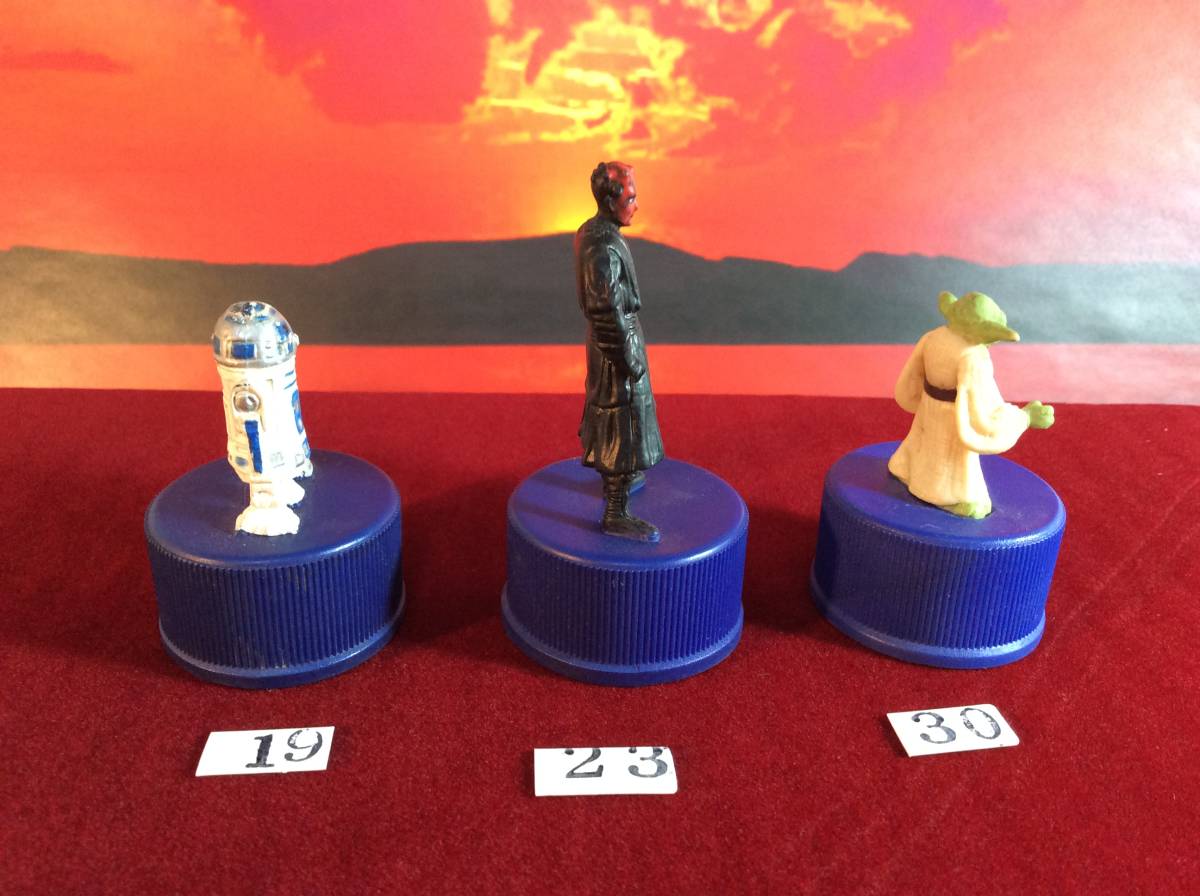 スターウォーズ　エピソード１　ペプシボトルキャップ　3種　R2-D2、ダースモール、ヨーダ　1999年7月リリース_画像4