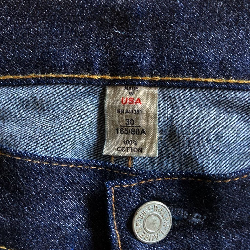 RRL リジッドスリムフィットデニム 30 USA製 ラルフローレンビンテージデニムリーバイスLVC_画像8