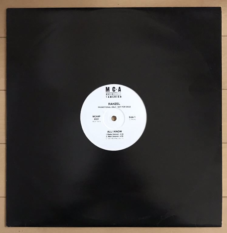 Rahzel / All I Know / ? vs RAHZEL （12''プロモ盤）/ 美品_画像1