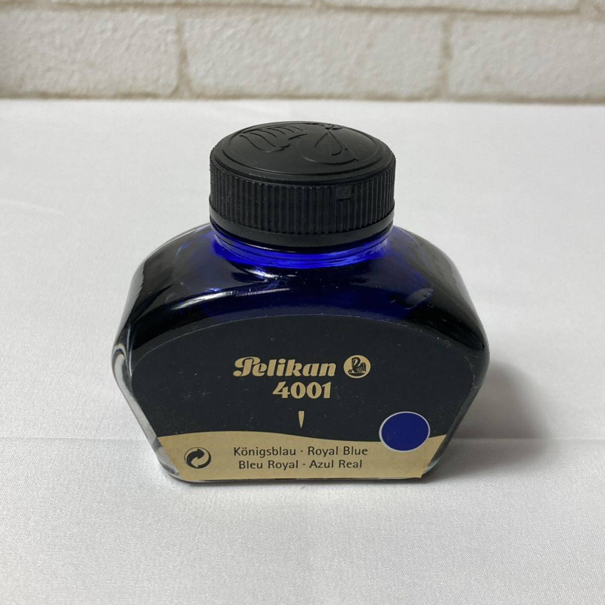 【未使用保管品】Pelikan ペリカン SOUVERAN スーべレーン 万年筆 ペン先 14C-585 F インクボトル付 ボールペン付　レザーケース付　K183_画像9