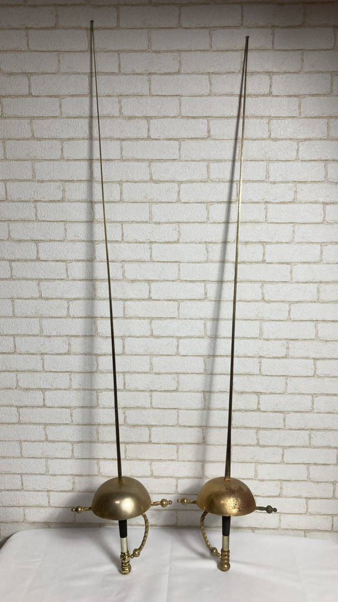 模造刀　2本セット　西洋刀剣　レイピア　クラシカルレイピア　サーベル　合法刀剣　コスプレ　ファンタジー　k23-199_画像1