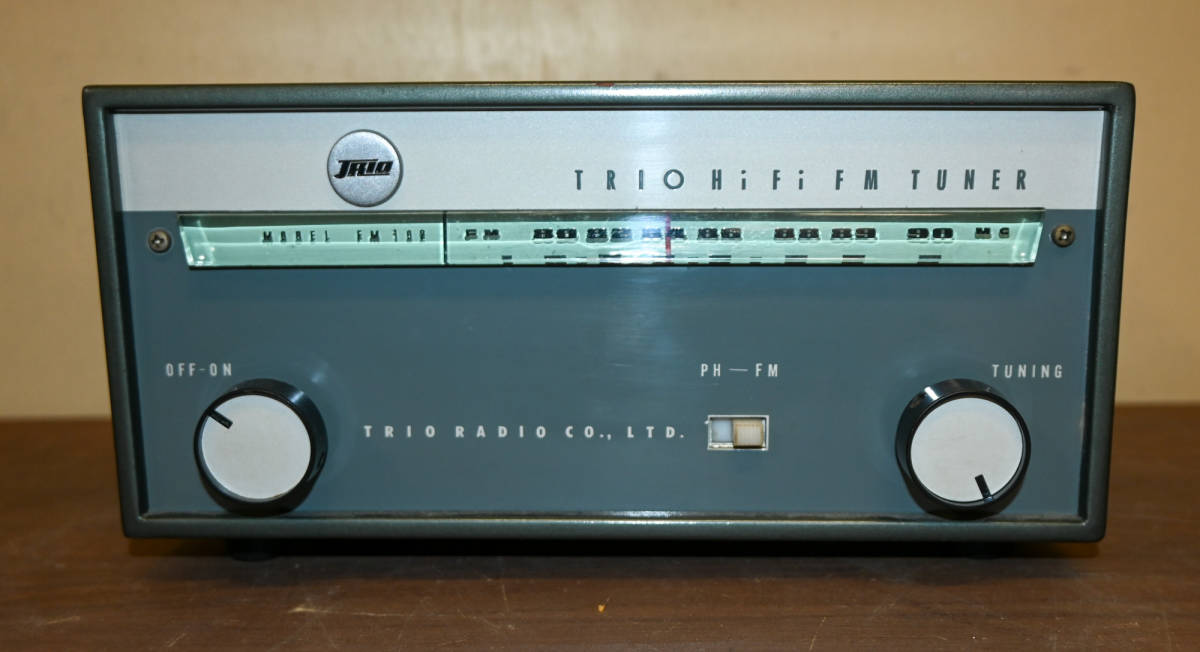 TRIO / トリオ FM-102 初期 真空管式 FMチューナー 未整備 禁煙冷暗所保管品_画像1