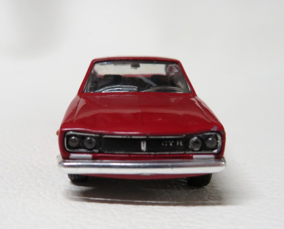 *コナミ KONAMI ミニカー NISSAN SKYLINE GT-R スカイライン（KPGC10） 1/６４ MADE IN CHINA 自宅展示品_画像3