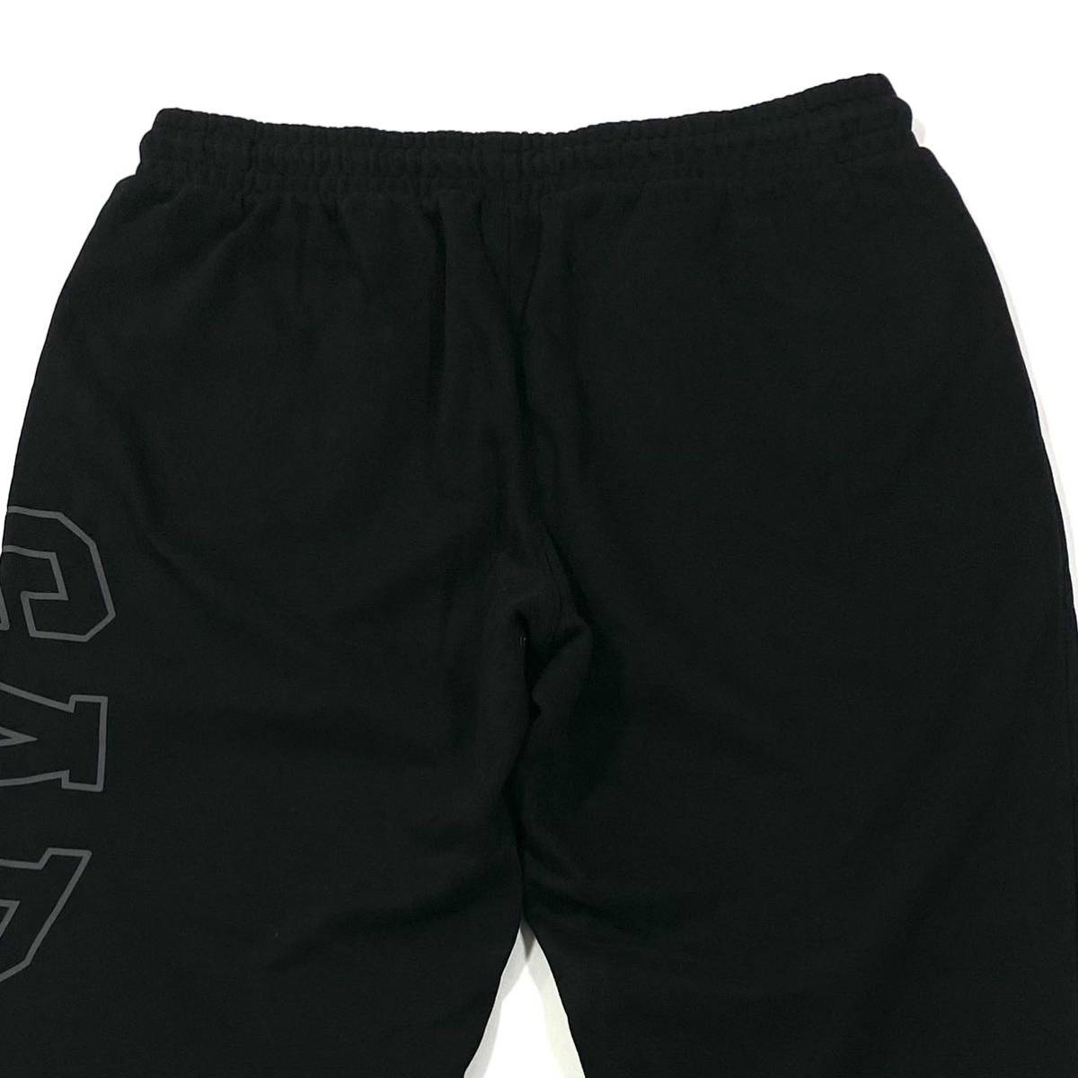 良品 GAP ルーズフィット スウェットパンツ メンズL ブラック 起毛裏地 ギャップジャパン_画像7