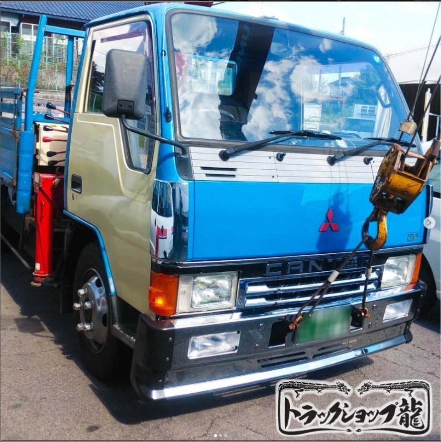  new goods immediate payment! angle eyes Canter old Canter Mitsubishi Fuso 2t standard for Great type bumper fastening attaching plating bumper retro M0947D