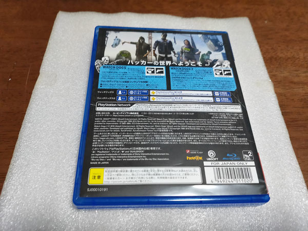 ●PS4 ウォッチドッグス 1 + 2 ダブルパック Watch Dogs WATCH DOGS ウィッチ●_画像2