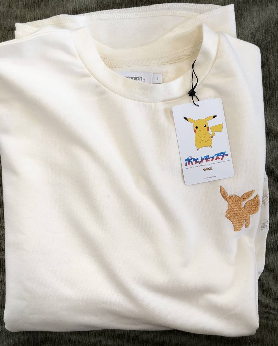 Lサイズ【新品】グラニフ　ポケモン「イーブイフレンズ シルエット」カットソー　ロンＴ　graniph　ポケットモンスター　pokemon　ゲンガー