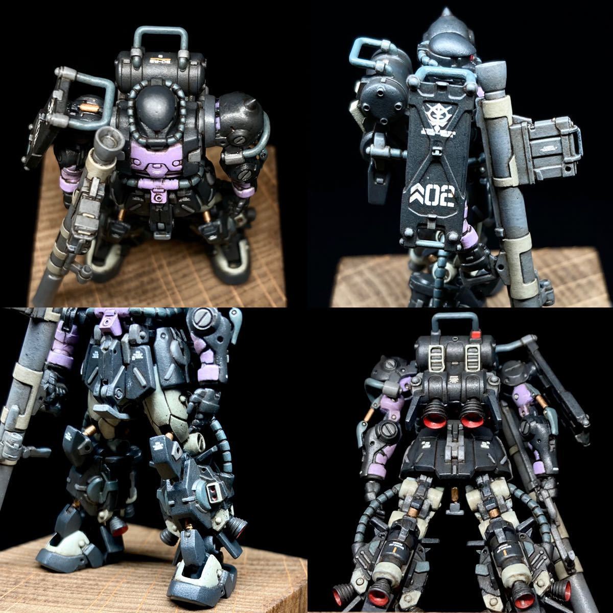 高機動型ザクⅡ(マッシュ機) 」ガンダムアーティファクト 黒い 高機動型ザクⅡ(マッシュ機) 」ガンダムアーティファクト 黒い