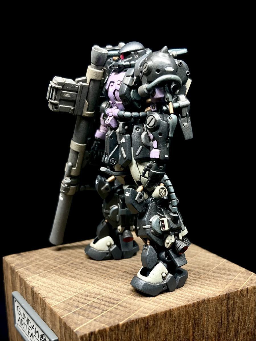 高機動型ザクⅡ(マッシュ機) 」ガンダムアーティファクト 黒い 高機動型ザクⅡ(マッシュ機) 」ガンダムアーティファクト 黒い