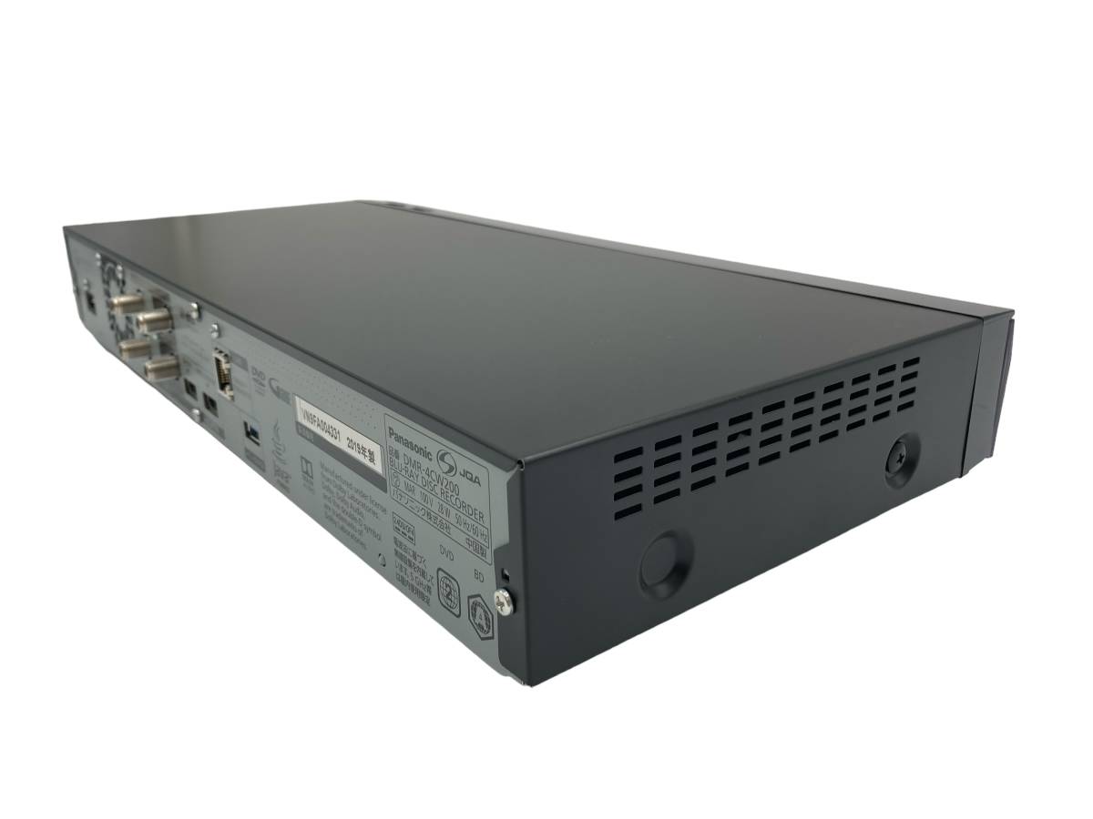 【通電確認済み/動作確認済み】Panasonic ブルーレイディスクレコーダー DMR-4CW200 2TB 3番組同時録画 BS CS 4Kチューナー内蔵_画像6